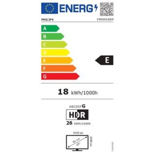 Philips | Gaming Monitor | 25M2N5200P/00 | 24.5 " | IPS | FHD | 16:9 | 280 Hz | 1 ms | Nie | 1920 x 1080 | 400 cd/m² | Porty HDM
