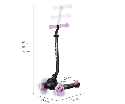 Qplay Qplay Hulajnoga Sema Evo 3w1 Violet