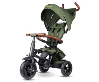 Qplay Qplay Rowerek Trójkołowy Rito Deluxe Rubber Olive