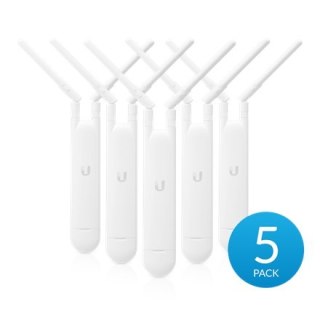 Ubiquiti | UniFi | UAP-AC-M-5Pack Mesh Access Point | 802.11ac | 2.4/5 | 867 Mbit/s | 10/100/1000 Mbit/s | Porty Ethernet LAN (R