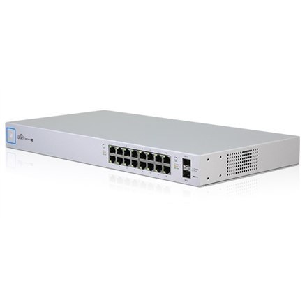 Ubiquiti UniFi Switch USW-16-POE - switch - 16 portów - zarządzany - do montażu w szafie rack Ubiquiti UniFi Switch USW-16-POE - switch - 16 portów - zarządzany - do montażu w szafie rack