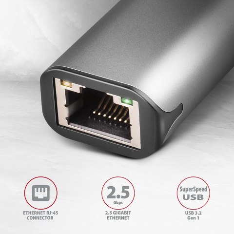 AXAGON | ADE-25R SuperSpeed USB-A 2.5 Gigabit Ethernet AXAGON | ADE-25R SuperSpeed USB-A 2.5 Gigabit Ethernet