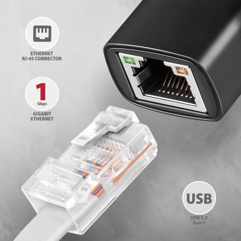 AXAGON | ADE-AR USB-A Gigabit Ethernet Adapter AXAGON | ADE-AR USB-A Gigabit Ethernet Adapter