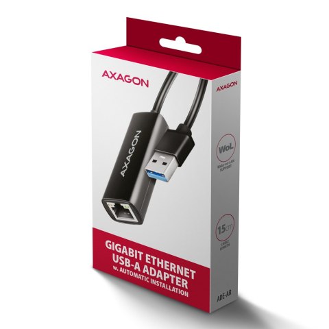AXAGON | ADE-AR USB-A Gigabit Ethernet Adapter AXAGON | ADE-AR USB-A Gigabit Ethernet Adapter