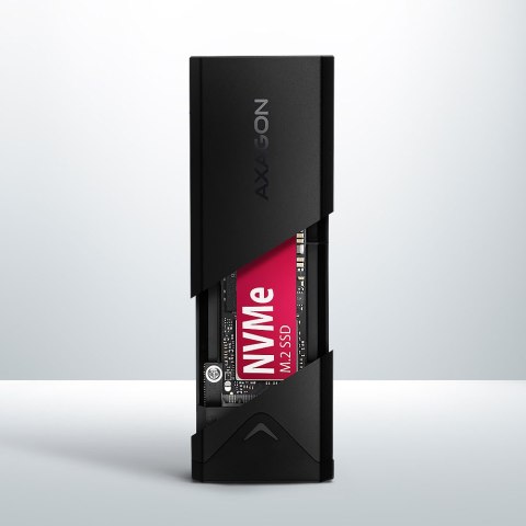 AXAGON External USB-C 10Gbps metal box for M.2 NVMe SSD disks AXAGON External USB-C 10Gbps metal box for M.2 NVMe SSD disks