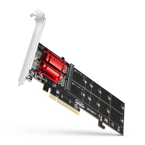 AXAGON PCIe 2x NVMe M.2 Controller | PCEM2-ND AXAGON PCIe 2x NVMe M.2 Controller | PCEM2-ND