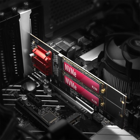 AXAGON PCIe 2x NVMe M.2 Controller | PCEM2-ND AXAGON PCIe 2x NVMe M.2 Controller | PCEM2-ND