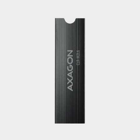 AXAGON Passive aluminum heatsink for all M.2 SSDs, size 2280, high 6 mm | CLR-M2L6