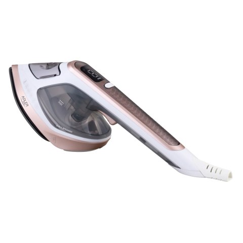 Adler 2in1 Garment Steamer and Iron | AD 5044 | Handheld | 1400 W | 0.18 L | 25 g/min | White/Gold Adler 2in1 Garment Steamer and Iron | AD 5044 | Handheld | 1400 W | 0.18 L | 25 g/min | White/Gold