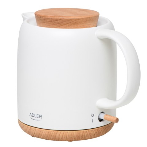 Adler Electric Kettle | AD 1304 | Electric | 1200 W | 1 L | Ceramic | 360° rotational base | White Adler Electric Kettle | AD 1304 | Electric | 1200 W | 1 L | Ceramic | 360° rotational base | White