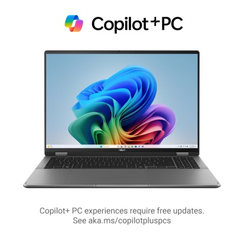 Asus Vivobook 16 Flip TP3607SA-RJ033W | Matte Gray | 16 " | OLED | Touchscreen | 3K | 2880 x 1800 pixels | Glossy | Intel Core U Asus Vivobook 16 Flip TP3607SA-RJ033W | Matte Gray | 16 " | OLED | Touchscreen | 3K | 2880 x 1800 pixels | Glossy | Intel Core U