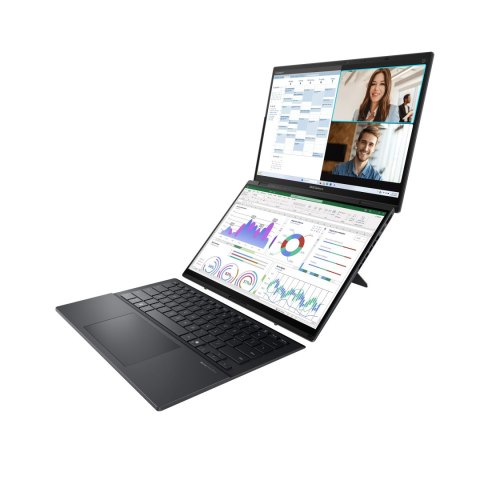 Asus Zenbook Duo UX8406CA-PZ068X | Basalt Gray | 14 " | OLED | Touchscreen | 3K | 2880 x 1800 pixels | Glossy | Intel Core Ultra Asus Zenbook Duo UX8406CA-PZ068X | Basalt Gray | 14 " | OLED | Touchscreen | 3K | 2880 x 1800 pixels | Glossy | Intel Core Ultra