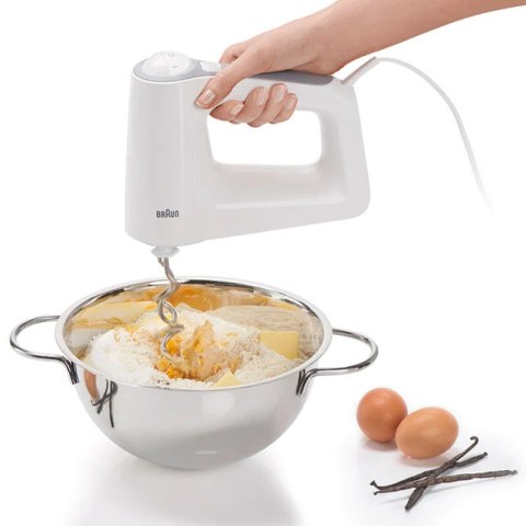 Braun | MultiMix 3 Hand Mixer | HM 3135 WH | Hand Mixer | 500 W | Number of speeds 5 | Turbo mode | White Braun | MultiMix 3 Hand Mixer | HM 3135 WH | Hand Mixer | 500 W | Number of speeds 5 | Turbo mode | White