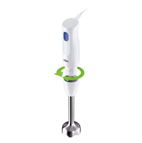 Braun MultiQuick 1 Hand Blender | MQ10.001M | Hand Blender | 450 W | Number of speeds 1 | White/Blue Braun MultiQuick 1 Hand Blender | MQ10.001M | Hand Blender | 450 W | Number of speeds 1 | White/Blue