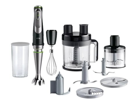 Braun MultiQuick 9 MQ9195XLI | Blender ręczny | 1200 W | Liczba prędkości 3 | Czarny/Stal nierdzewna Braun MultiQuick 9 MQ9195XLI | Blender ręczny | 1200 W | Liczba prędkości 3 | Czarny/Stal nierdzewna