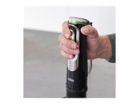 Braun MultiQuick 9 MQ9195XLI | Blender ręczny | 1200 W | Liczba prędkości 3 | Czarny/Stal nierdzewna Braun MultiQuick 9 MQ9195XLI | Blender ręczny | 1200 W | Liczba prędkości 3 | Czarny/Stal nierdzewna