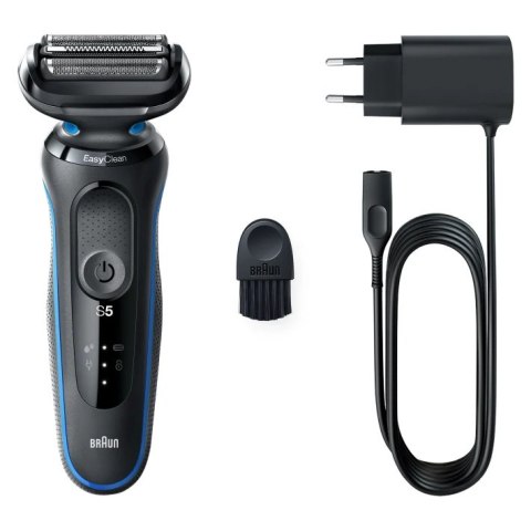 Braun | Shaver | 51-B1000s | Operating time (max) 50 min | Wet & Dry | Black/Blue Braun | Shaver | 51-B1000s | Operating time (max) 50 min | Wet & Dry | Black/Blue