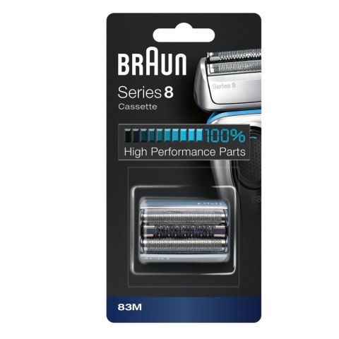 Braun | Shaver Replacement Head for Series 8, Silver | 83M Braun | Shaver Replacement Head for Series 8, Silver | 83M