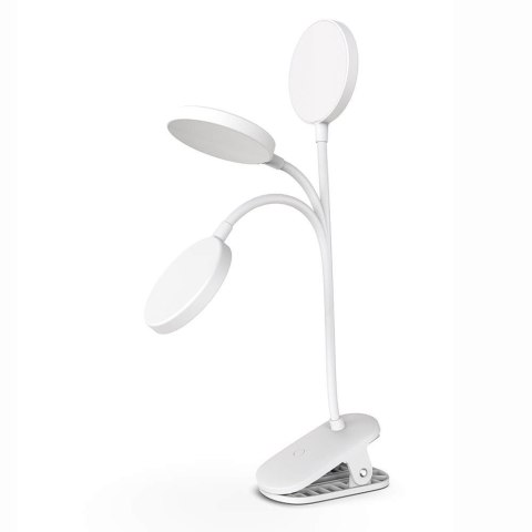 ColorWay LED Table Lamp Flexible and Clip 2 with Built-in Battery | CW-DL10FCB-W ColorWay LED Table Lamp Flexible and Clip 2 with Built-in Battery | CW-DL10FCB-W