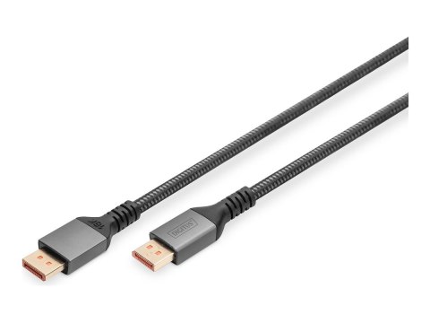 DIGITUS 16K DisplayPort Connection Cable, Version 2.1, 1m, 80G, Black | Digitus DIGITUS 16K DisplayPort Connection Cable, Version 2.1, 1m, 80G, Black | Digitus