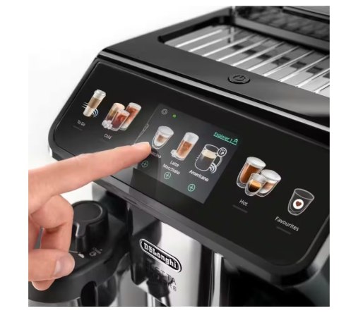 Delonghi Coffee Maker | ECAM450.55.G Eletta Explore | Pump pressure 19 bar | Built-in milk frother | Automatic | 1450 W | Grey Delonghi Coffee Maker | ECAM450.55.G Eletta Explore | Pump pressure 19 bar | Built-in milk frother | Automatic | 1450 W | Grey