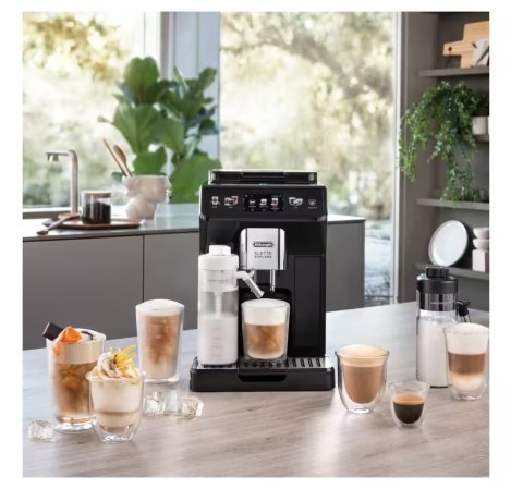 Delonghi Coffee Maker | ECAM450.55.G Eletta Explore | Pump pressure 19 bar | Built-in milk frother | Automatic | 1450 W | Grey Delonghi Coffee Maker | ECAM450.55.G Eletta Explore | Pump pressure 19 bar | Built-in milk frother | Automatic | 1450 W | Grey
