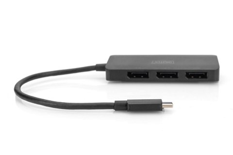 Digitus | 3-Port MST Video Hub (USB-C-3x DisplayPort) | DS-45334 Digitus | 3-Port MST Video Hub (USB-C-3x DisplayPort) | DS-45334