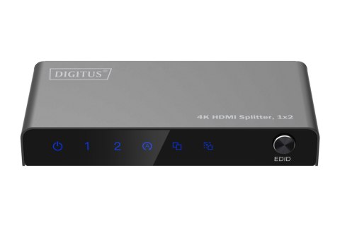 Digitus 4K HDMI Splitter, 1x2 | DS-55336 | Black Digitus 4K HDMI Splitter, 1x2 | DS-55336 | Black