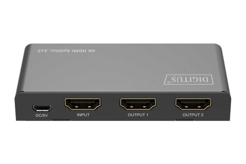 Digitus 4K HDMI Splitter, 1x2 | DS-55336 | Black Digitus 4K HDMI Splitter, 1x2 | DS-55336 | Black
