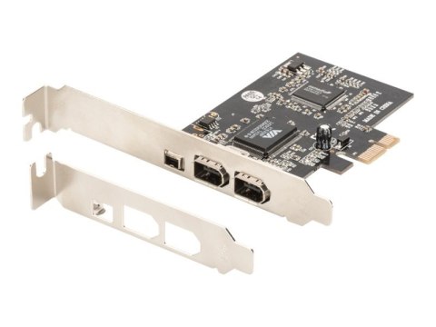 Digitus | Karta interfejsu IEEE 1394a, PCI express, 4 porty 1x zew. 1394mini, 2x zew./1x wew. 1394a | DS-30201-5 Digitus | Karta interfejsu IEEE 1394a, PCI express, 4 porty 1x zew. 1394mini, 2x zew./1x wew. 1394a | DS-30201-5