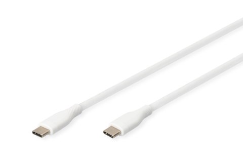 Digitus Silicone Connection Cable | AK-300341-010-W | USB-C to USB-C Digitus Silicone Connection Cable | AK-300341-010-W | USB-C to USB-C