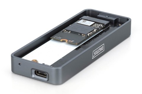 Digitus USB M.2 hard disk enclosure, SSD, external, NVMe, 20Gbps, USB 3.2 Gen2x2 Digitus USB M.2 hard disk enclosure, SSD, external, NVMe, 20Gbps, USB 3.2 Gen2x2