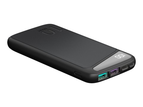 Goobay 53936 Fast Charge Power Bank 10,000 mAh with Power Delivery, Black Goobay 53936 Fast Charge Power Bank 10,000 mAh with Power Delivery, Black