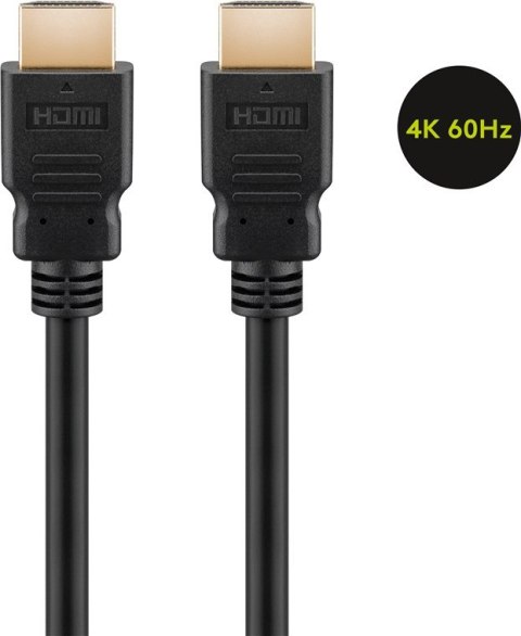 Goobay High Speed HDMI Cable with Ethernet | 0.5 m Goobay High Speed HDMI Cable with Ethernet | 0.5 m