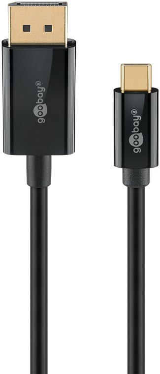 Goobay USB-C to DisplayPort Cable 4K at 60 Hz, 1 m | 75704 Goobay USB-C to DisplayPort Cable 4K at 60 Hz, 1 m | 75704