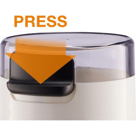 Gorenje | Coffee Grinder | SMK150SW | 150 W | Coffee beans capacity 45 g | Lid safety switch | White Gorenje | Coffee Grinder | SMK150SW | 150 W | Coffee beans capacity 45 g | Lid safety switch | White