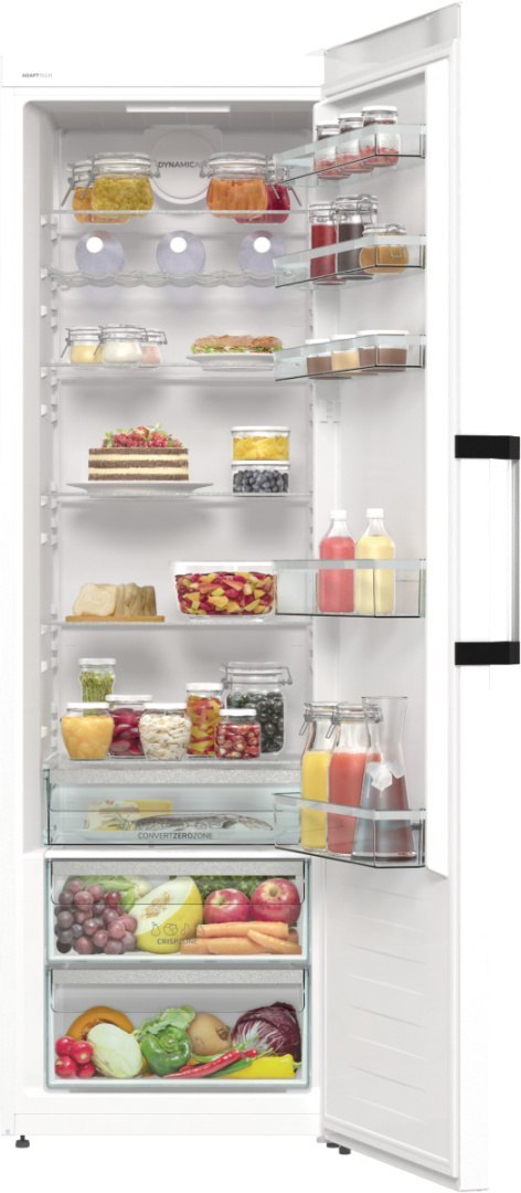 Gorenje Refrigerator | R619EAW6 | Energy efficiency class E | Free standing | Larder | Height 185 cm | Fridge net capacity 398 L Gorenje Refrigerator | R619EAW6 | Energy efficiency class E | Free standing | Larder | Height 185 cm | Fridge net capacity 398 L