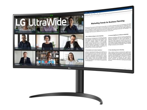 LG 34WR55QK-B | 34 " | VA | 21:9 | 100 Hz | 5 ms | 3440 x 1440 pixels | 300 cd/m² | HDMI ports quantity 2 | Warranty 24 month(s) LG 34WR55QK-B | 34 " | VA | 21:9 | 100 Hz | 5 ms | 3440 x 1440 pixels | 300 cd/m² | HDMI ports quantity 2 | Warranty 24 month(s)