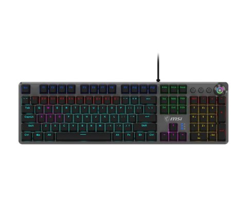 MSI FORGE GK310 | Gaming keyboard | Wired | US | Red Switches MSI FORGE GK310 | Gaming keyboard | Wired | US | Red Switches