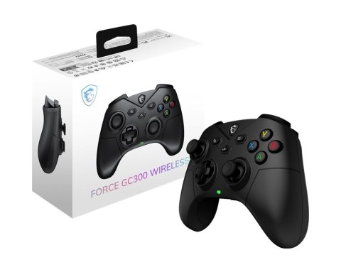 MSI Gaming Controller | FORCE GC300 WIRELESS | Black | Wireless MSI Gaming Controller | FORCE GC300 WIRELESS | Black | Wireless