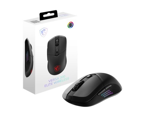 MSI Gaming Mouse | VERSA 300 ELITE WIRELESS | Wireless | 2.4 GHz, Bluetooth 5.3, USB 2.0 MSI Gaming Mouse | VERSA 300 ELITE WIRELESS | Wireless | 2.4 GHz, Bluetooth 5.3, USB 2.0