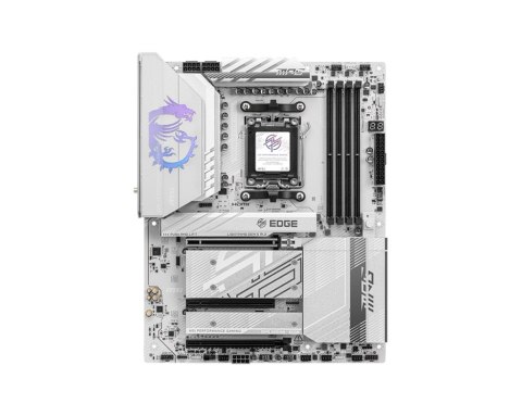 MSI MPG B850 EDGE TI WIFI | Processor family AMD | Processor socket AM5 | DDR5 | Supported hard disk drive interfaces SATA, M.2 MSI MPG B850 EDGE TI WIFI | Processor family AMD | Processor socket AM5 | DDR5 | Supported hard disk drive interfaces SATA, M.2