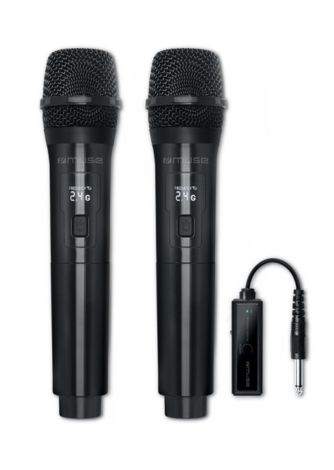 Muse | Pack 2 Wireless Microphones | MC-50 WI | Black Muse | Pack 2 Wireless Microphones | MC-50 WI | Black