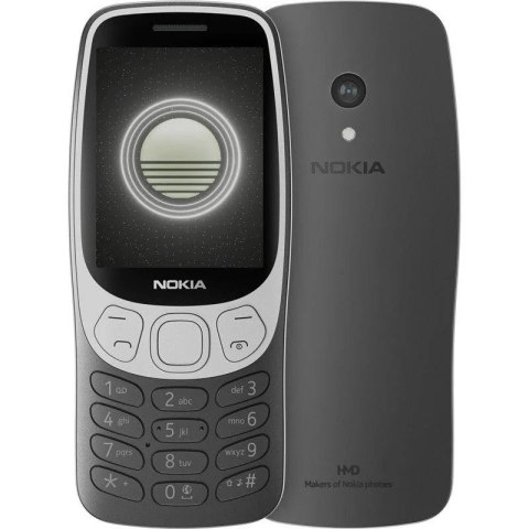 Nokia 3210 4G (2024) (TA-1618) | Grunge Black | 2.4 " | TFT | 128 MB | 64 MB | Dual SIM | Bluetooth | 5 | Main camera resolution Nokia 3210 4G (2024) (TA-1618) | Grunge Black | 2.4 " | TFT | 128 MB | 64 MB | Dual SIM | Bluetooth | 5 | Main camera resolution