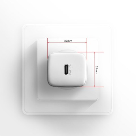AXAGON Sil wallcharger 1x port USB-C, PD3.0 /PPS/QC4+/SFC/AFC/Apple, 30w | ACU-PD30W AXAGON Sil wallcharger 1x port USB-C, PD3.0 /PPS/QC4+/SFC/AFC/Apple, 30w | ACU-PD30W
