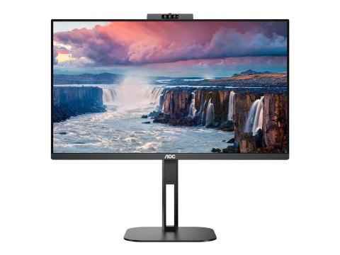 AOC USB-C Monitor with Webcam 24V5CW/BK 23.8 " IPS FHD 16:9 1 ms 300 cd/m² Black HDMI ports quantity 2 75 Hz AOC USB-C Monitor with Webcam 24V5CW/BK 23.8 " IPS FHD 16:9 1 ms 300 cd/m² Black HDMI ports quantity 2 75 Hz