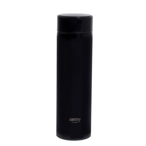 Adler | Thermal Flask | CR 4507bk | Pojemność 0.473 L | Materiał stal nierdzewna/silikon | Czarny Adler | Thermal Flask | CR 4507bk | Pojemność 0.473 L | Materiał stal nierdzewna/silikon | Czarny