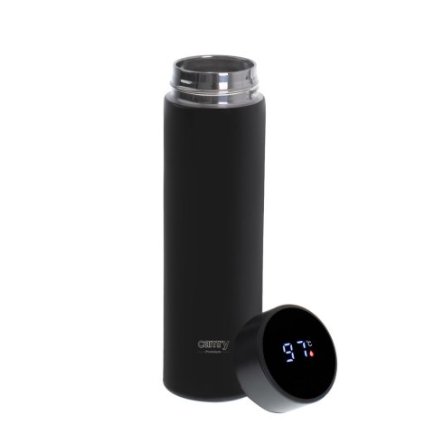 Adler | Thermal Flask | CR 4507bk | Pojemność 0.473 L | Materiał stal nierdzewna/silikon | Czarny Adler | Thermal Flask | CR 4507bk | Pojemność 0.473 L | Materiał stal nierdzewna/silikon | Czarny