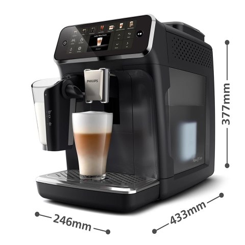 Philips | Coffee machine | EP4441/50 | Pump pressure 15 bar | Built-in milk frother | Fully Automatic | 1500 W | Black Philips | Coffee machine | EP4441/50 | Pump pressure 15 bar | Built-in milk frother | Fully Automatic | 1500 W | Black