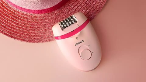 Philips | Corded Compact Epilator | BRE285/00 Satinelle Essential | White/Pink Philips | Corded Compact Epilator | BRE285/00 Satinelle Essential | White/Pink